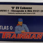 Atlas 0701-1 Chesapeake & Ohio Extended Vision Caboose #3121 - 3-Rail EX/Box