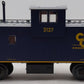 Atlas 0701-2 C&O Extended Vision Caboose 3-Rail #3127 LN/Box