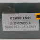 Bachmann 27201 On30 Oxide Red Gondola Data Only MT/Box
