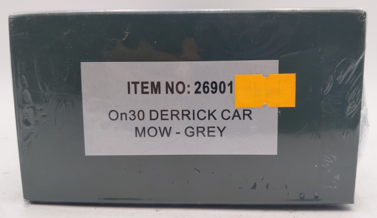 Bachmann 26901 On30 MOW Gray Derrick Car NIB