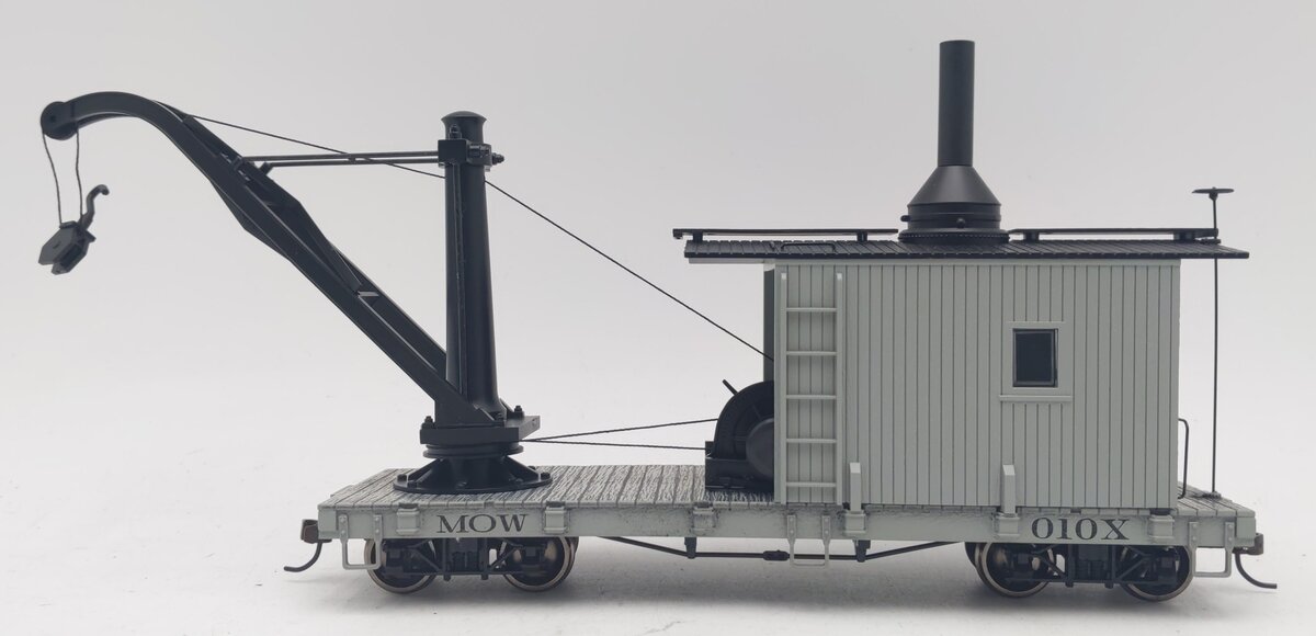 Bachmann 26901 On30 MOW Gray Derrick Car NIB