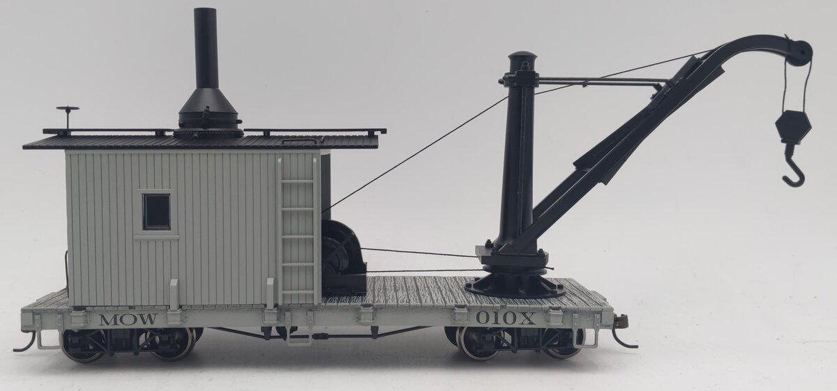 Bachmann 26901 On30 MOW Gray Derrick Car NIB