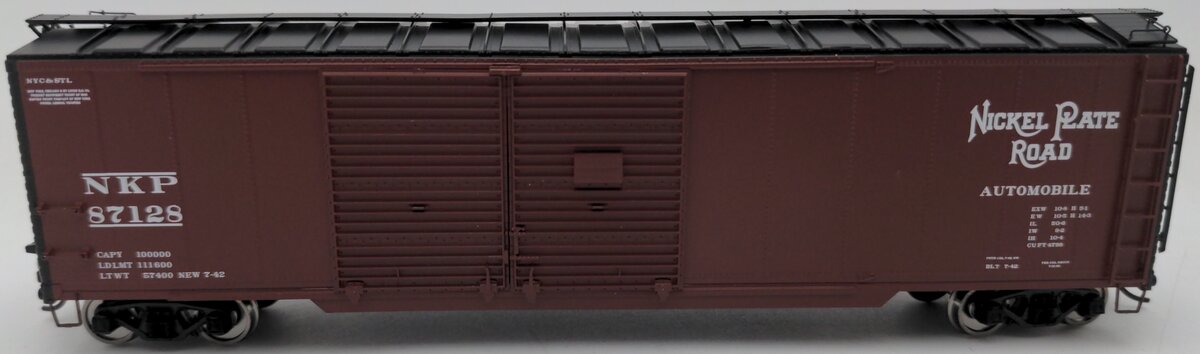 Walthers 920-101676 HO Nickle Plate Road 50' AAR Double-Door Boxcar RTR #87128 EX/Box