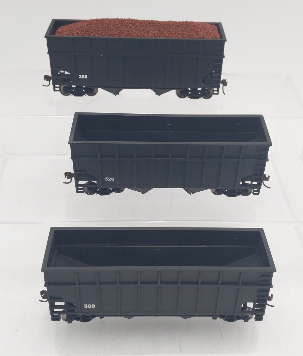 Walthers 932-3091 HO U.S. Steel Coke Car #300/#308/#326 Kit (Pack of 3) LN/Box
