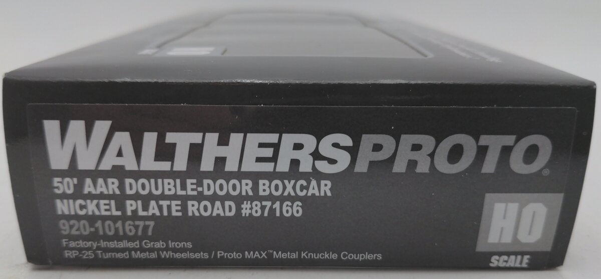 Walthers 920-101677 HO Nickle Plate Road 50' AAR Double-Door Boxcar RTR #87166 EX/Box