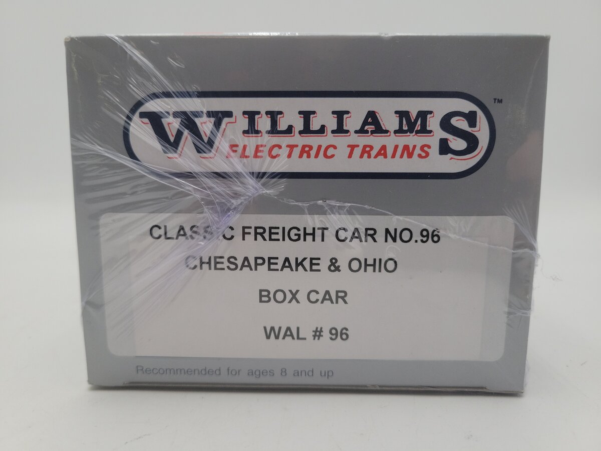 Williams WAL96 O Gauge Chesapeake & Ohio Boxcar #9476 MT/Box