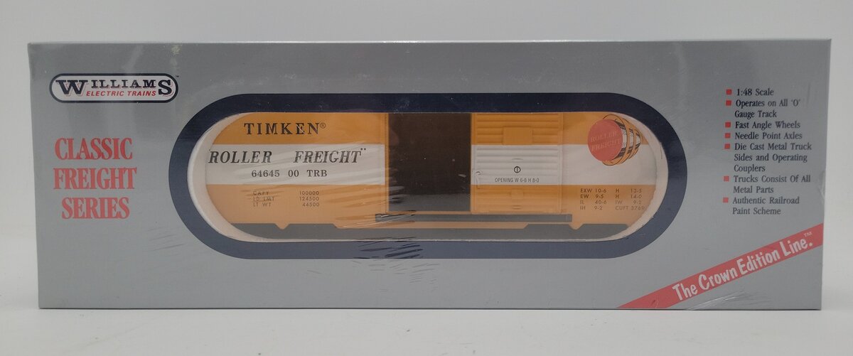 Williams WAL98 O Scale Timken Boxcar MT/Box
