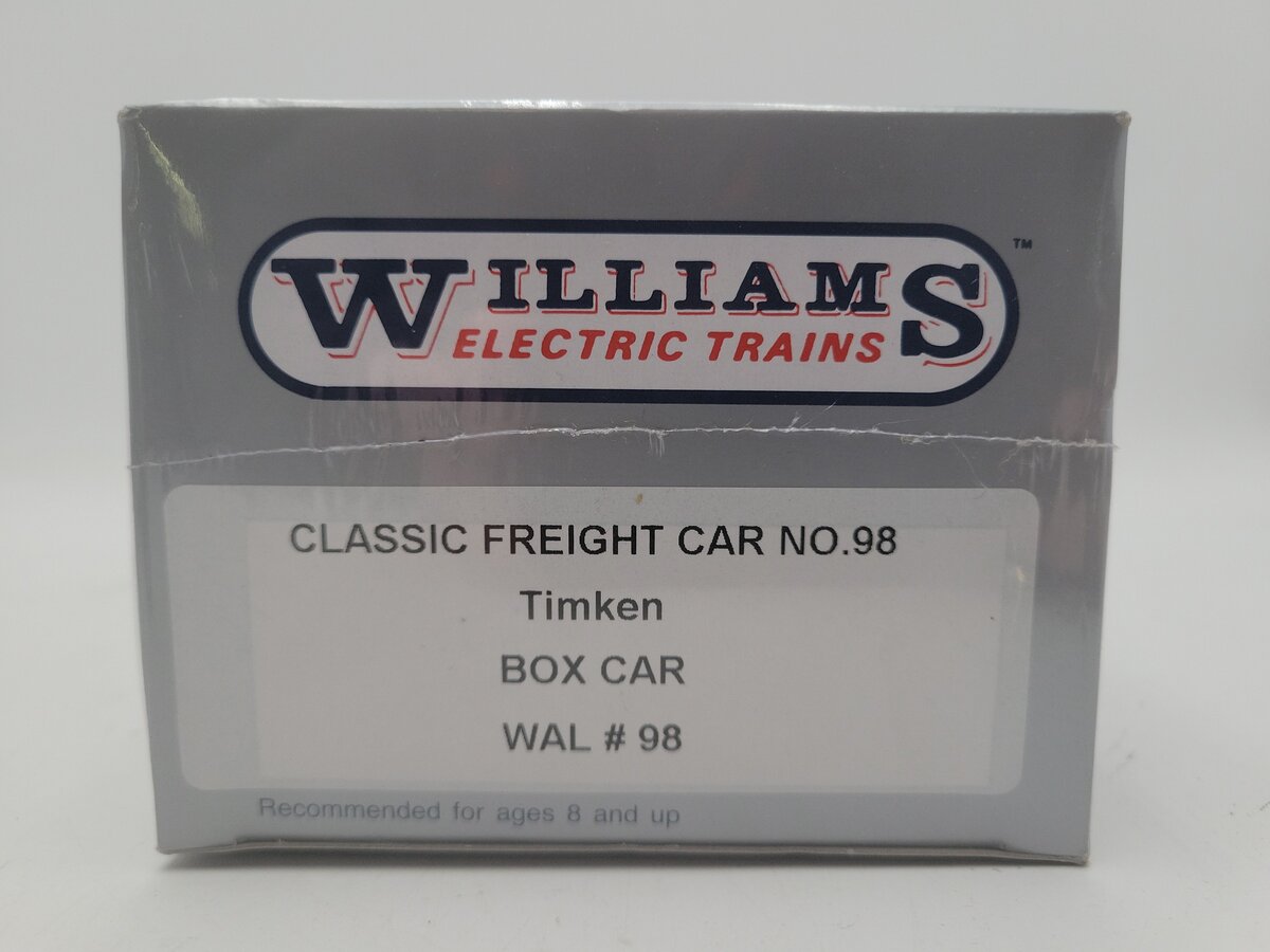 Williams WAL98 O Scale Timken Boxcar MT/Box