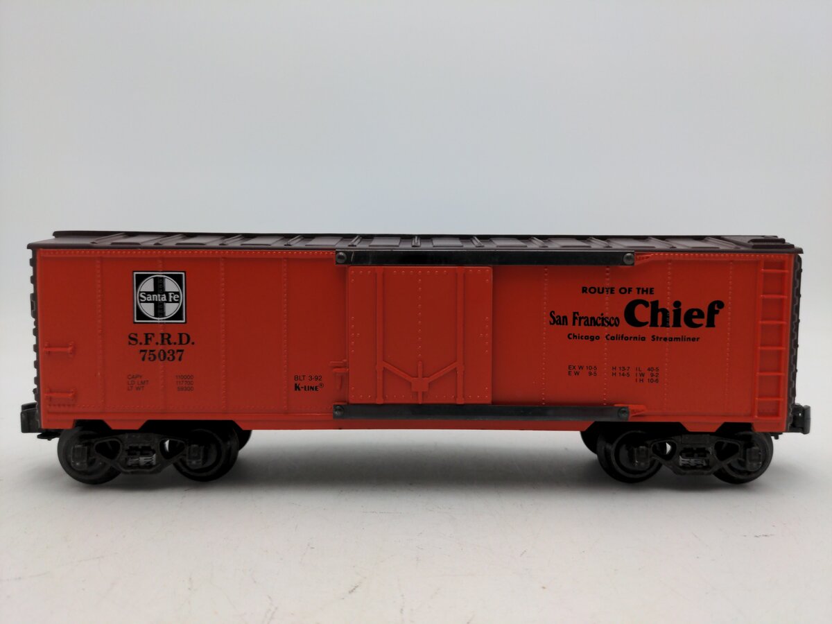 K-Line K75037 O Gauge Santa Fe Classic Reefer #7 Grand Canyon EX/Box