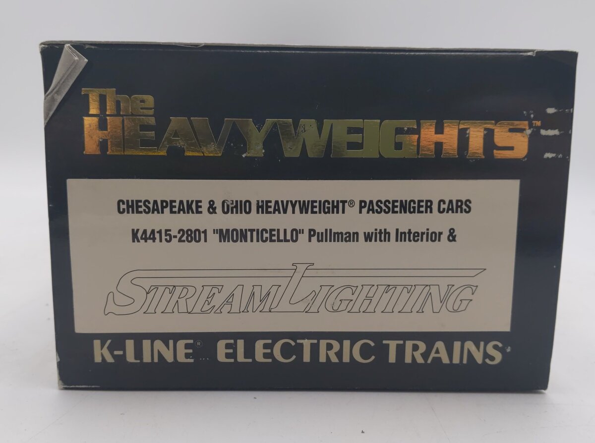 K-Line K4415-2801 O Gauge Chesapeake & Ohio 