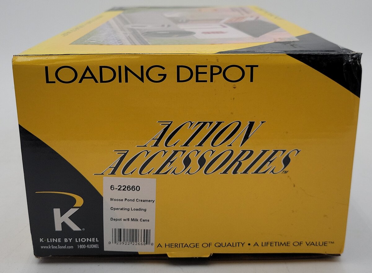 K-Line 6-22660 O Moose Pond Creamery Operating Loading Depot NIB