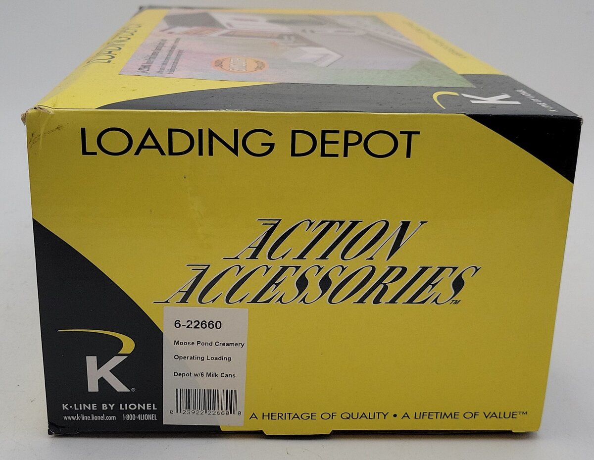 K-Line 6-22660 O Moose Pond Creamery Operating Loading Depot NIB