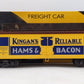 K-Line K742-8025 O Gauge Kingan's Reliable Wood-Sided Reefer Car #238 LN/Box
