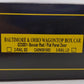 Weaver G23001 O Gauge B&O Wagontop Boxcar #381582 with Flat Panel Doors (3Rail) EX/Box