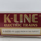 K-Line K64239 O Gauge ATSF Classic "San Francisco" Boxcar #9 VG/Box