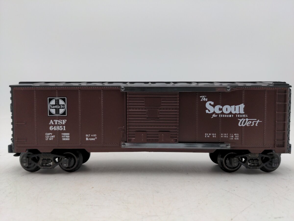 K-Line K64851 ATSF Scout Classic Boxcar EX/Box