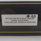 Weaver Nickel Plate Road Flat Car w/35' Blue Trailer #2020 - 3 Rail LN/Box