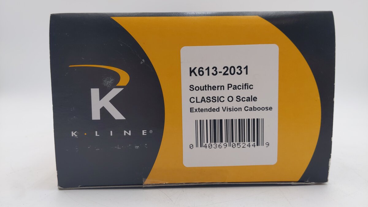 K-Line K613-2031 O Southern Pacific Extended Vision Illuminated Caboose #101 EX/Box