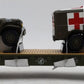 MTH 20-92149E O Gauge U.S Army Flat Car w/ Two Ambulances #609193 LN/Box