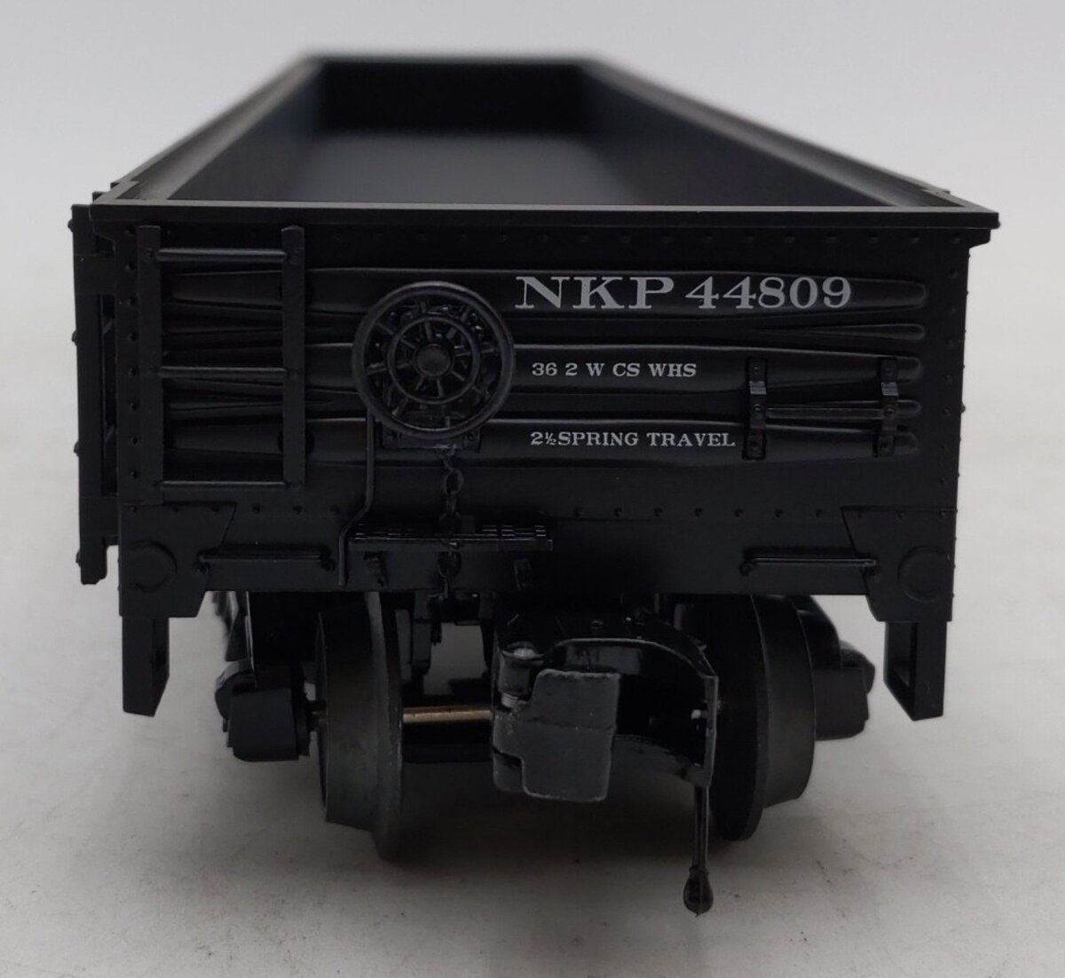 MTH 20-95286 O Gauge Nickel Plate Road Gondola Car w/ScaleTrax Straights #44809 EX/Box