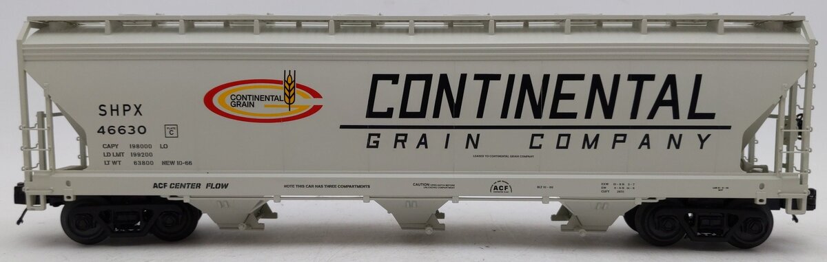 MTH 20-97882 O MTHRRC-2018 Continental Grain Company 3-Bay Centerflow Hopper EX/Box