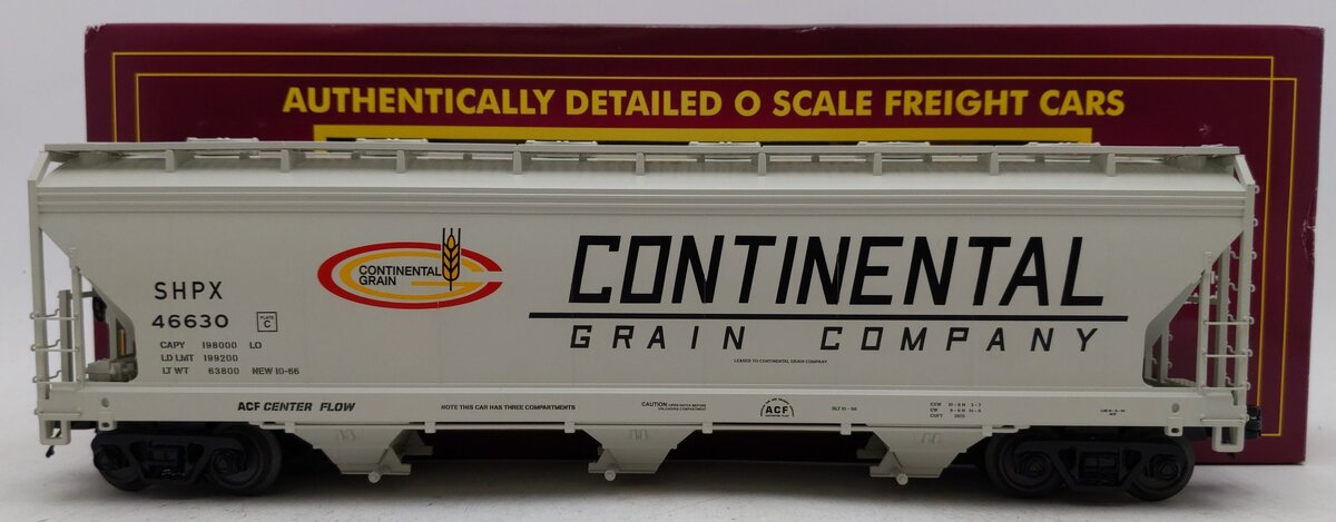 MTH 20-97882 O MTHRRC-2018 Continental Grain Company 3-Bay Centerflow Hopper EX/Box