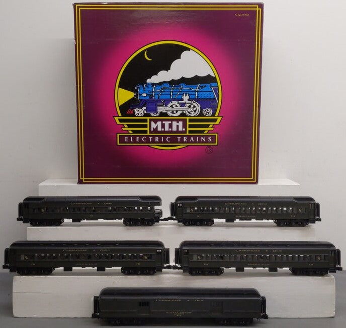 MTH 20-4083 O Chesapeake & Ohio 70' Madison Passenger Car Set (Set of 5)