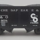 MTH 20-97188 O Chesapeake & Ohio 2-Bay Fish Belly Hopper Car #300408 LN/Box