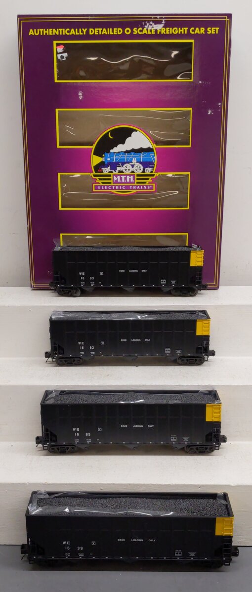 MTH 20-92130 O Scale Wheeling & Erie 4 Car Hopper Set LN/Box