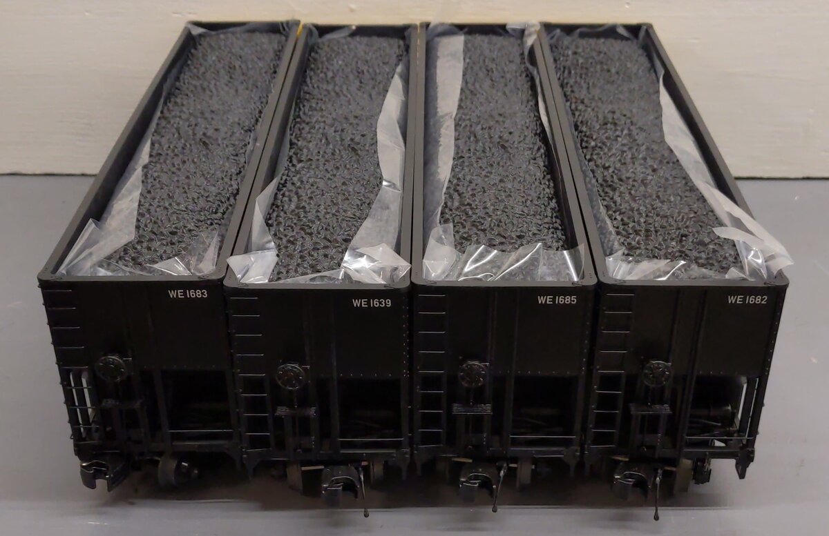 MTH 20-92130 O Scale Wheeling & Erie 4 Car Hopper Set LN/Box