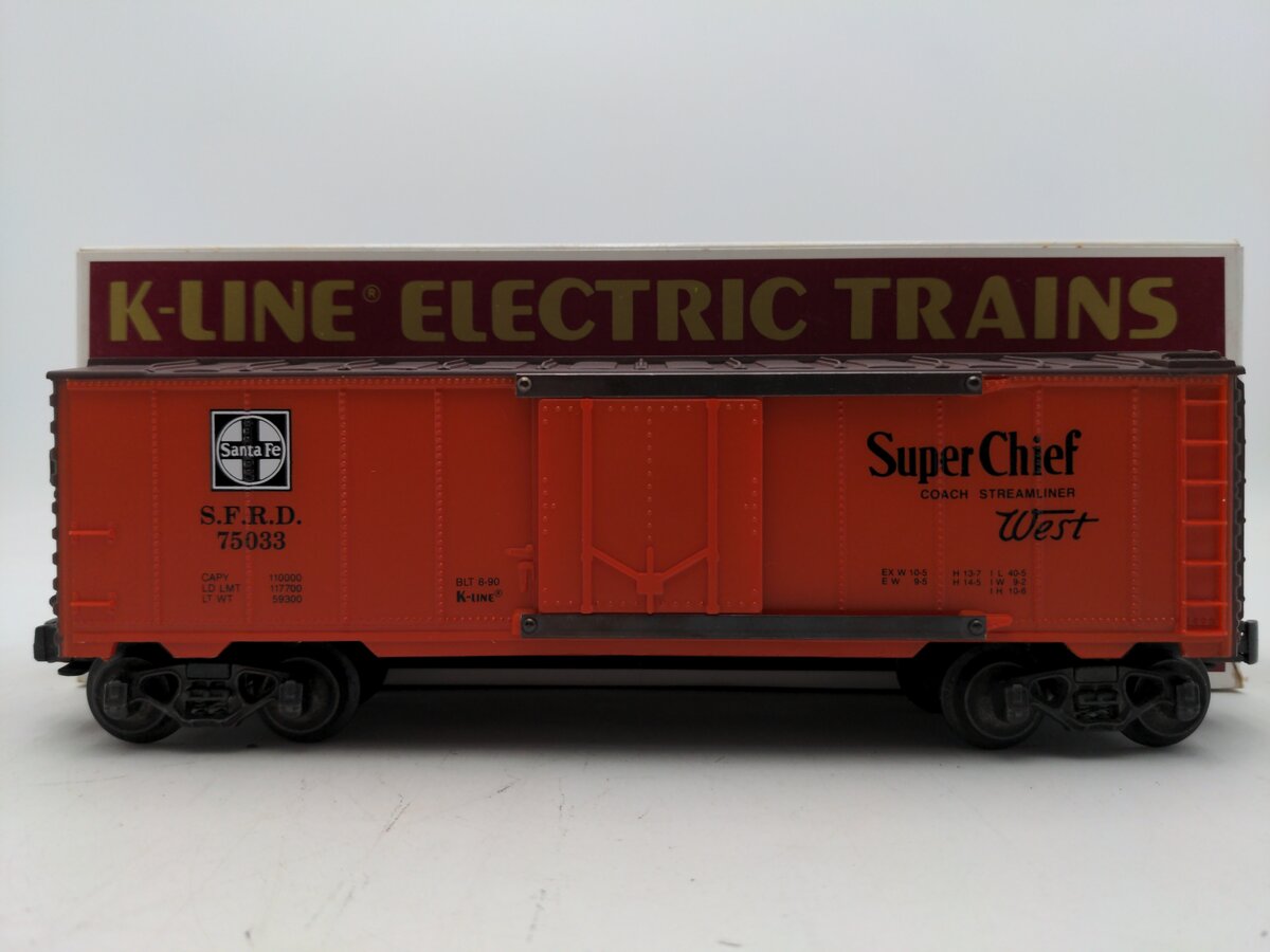 K-Line K75033 Santa Fe Super Chief Map Reefer #75033 EX/Box