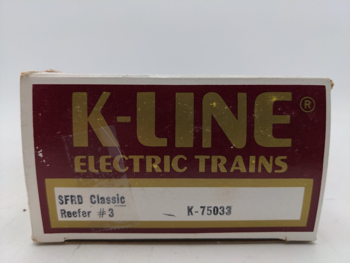 K-Line K75033 Santa Fe Super Chief Map Reefer #75033