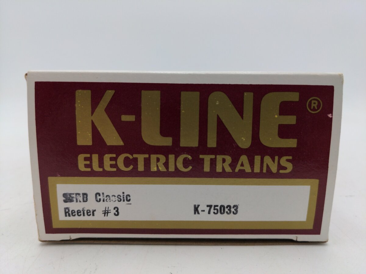 K-Line K75033 Santa Fe Super Chief Map Reefer #75033 EX/Box