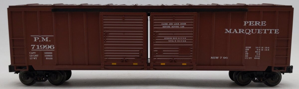 Lionel 6-52090 O Gauge Pere Marquette LCCA-1996 Double Door Boxcar #71996 EX/Box
