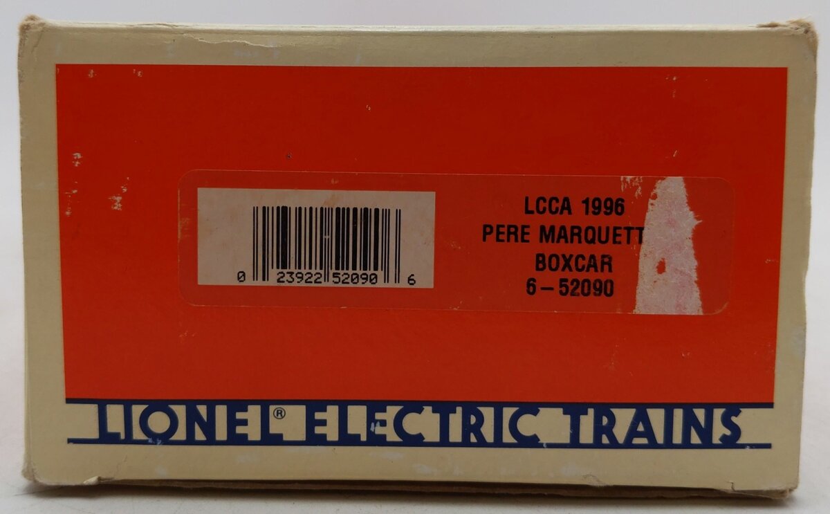 Lionel 6-52090 O Gauge Pere Marquette LCCA-1996 Double Door Boxcar #71996 EX/Box