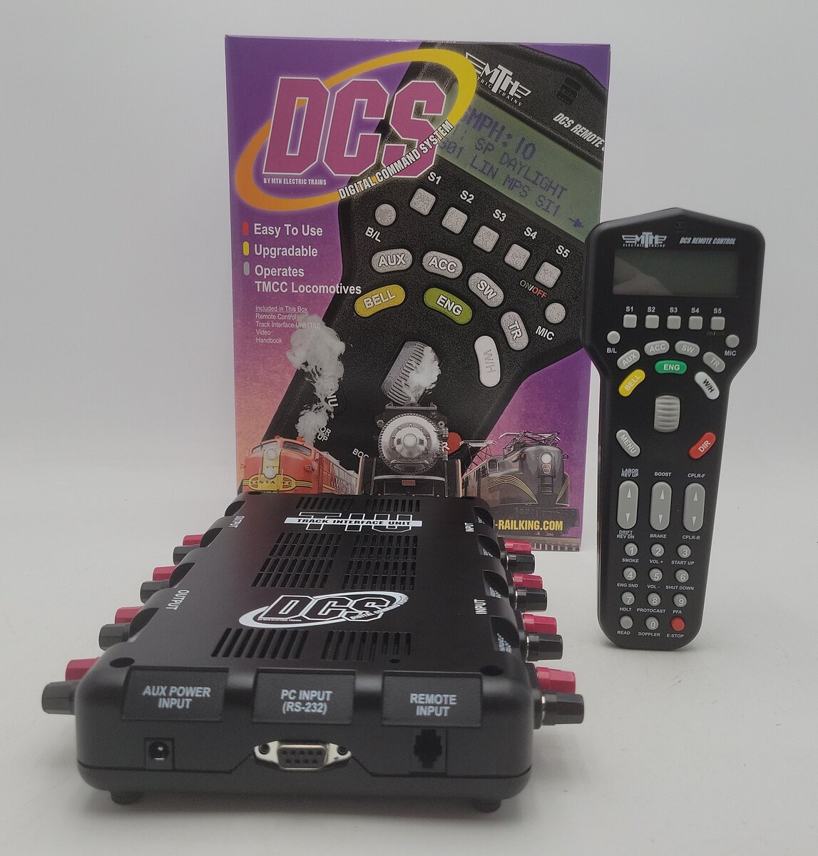 MTH 50-1001 DCS Track Interface Unit & Remote - Serial Port Version LN/Box