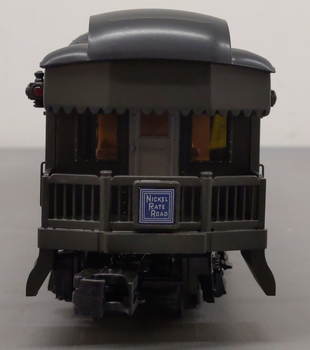 MTH 20-61062 O Gauge Nickel Plate Road Premier 70’ Madison Observation Car #5 EX/Box