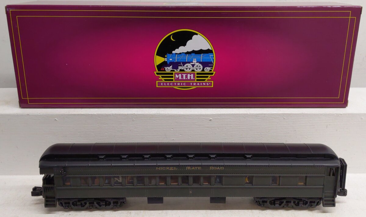 MTH 20-61062 O Gauge Nickel Plate Road Premier 70’ Madison Observation Car #5 EX/Box