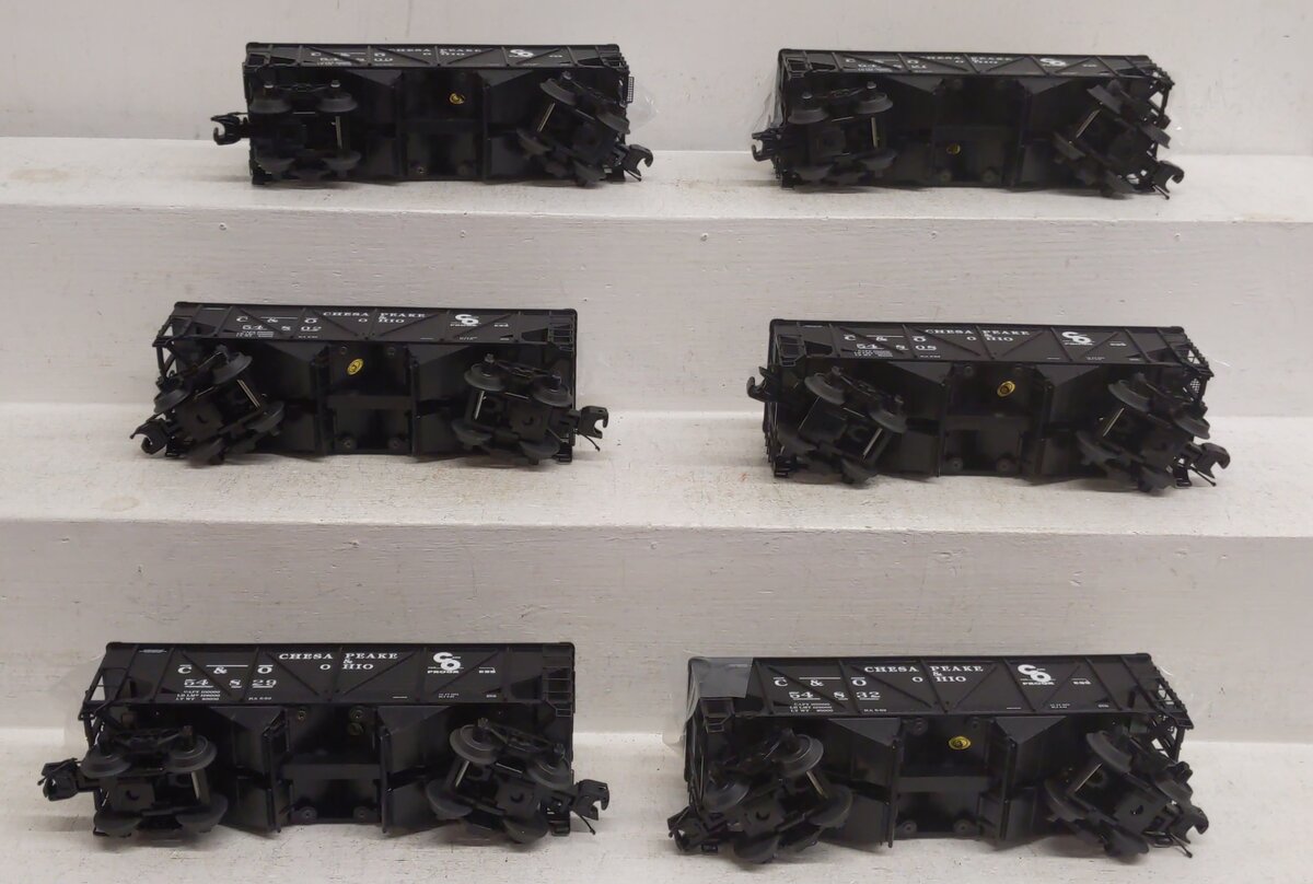 MTH 20-90375 O Nickel Plate Road 34' Composite Hopper Car Set (Set of 6) LN/Box