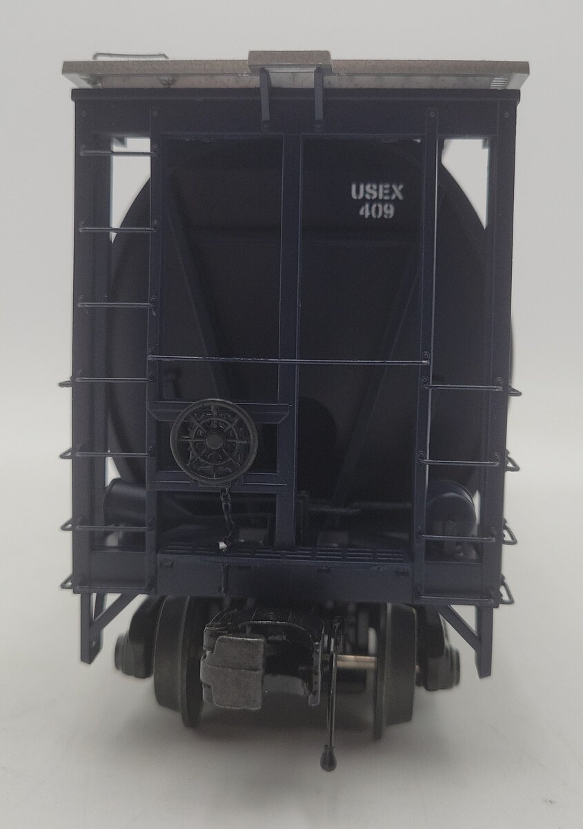 MTH 20-97947 O Gauge Morton Salt 3-Bay Cylindrical Hopper Car #409 LN/Box