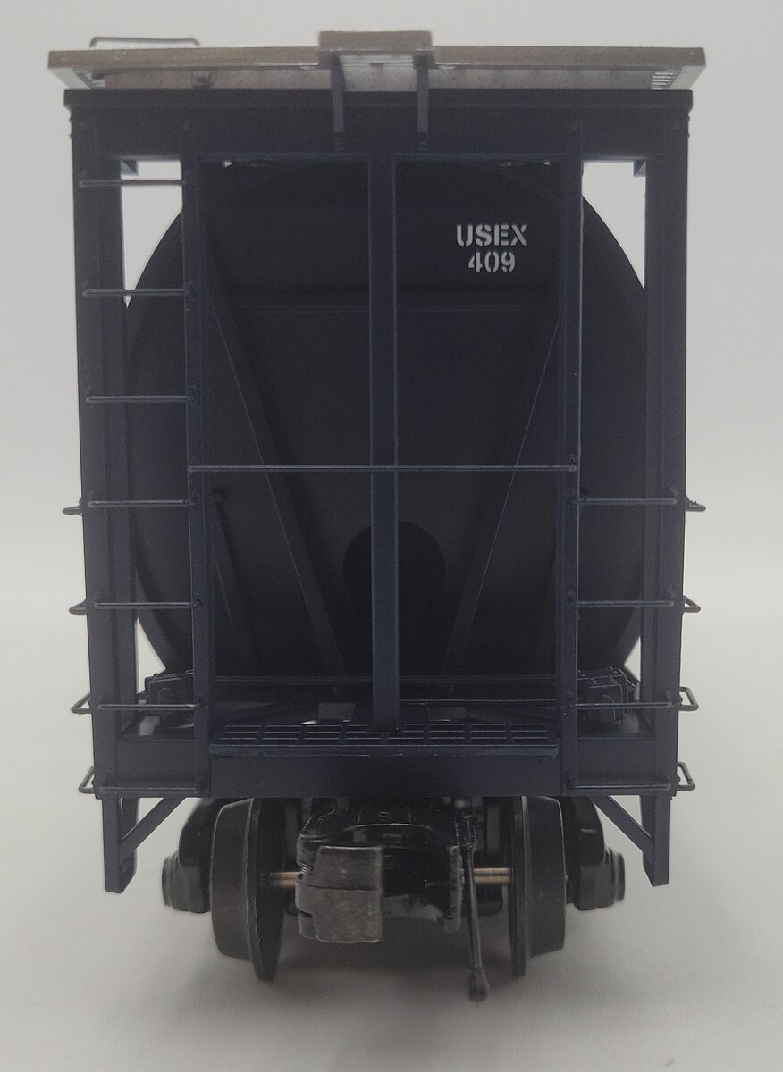 MTH 20-97947 O Gauge Morton Salt 3-Bay Cylindrical Hopper Car #409 LN/Box