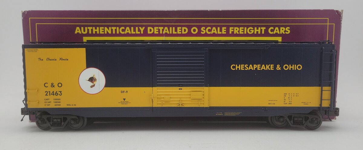 MTH 20-93623 Chesapeake & Ohio 50' PS-1 Boxcar #21463 LN/Box