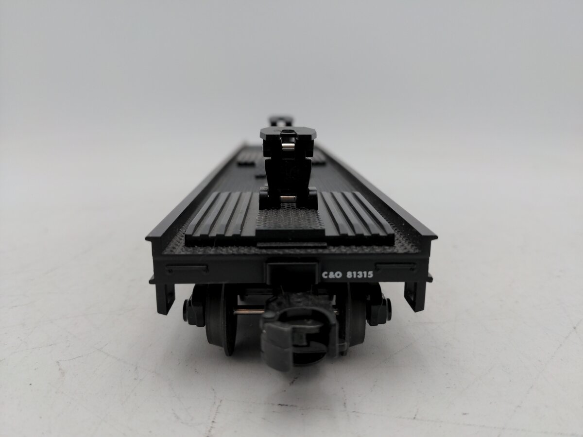 MTH 20-90015B O Gauge Chesapeake & Ohio Flatcar w/ Trailers #81315 EX/Box