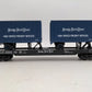 MTH 20-90002D O Gauge Nickel Plate Road Flatcar w/ 20' Trailers #2004 EX/Box