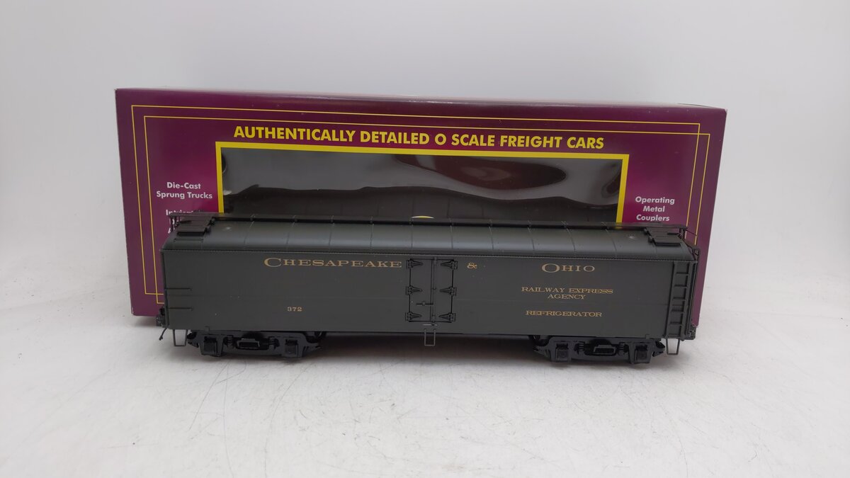 MTH 20-94174 R50B O Gauge Express Reefer Car Chesapeake Ohio EX/Box