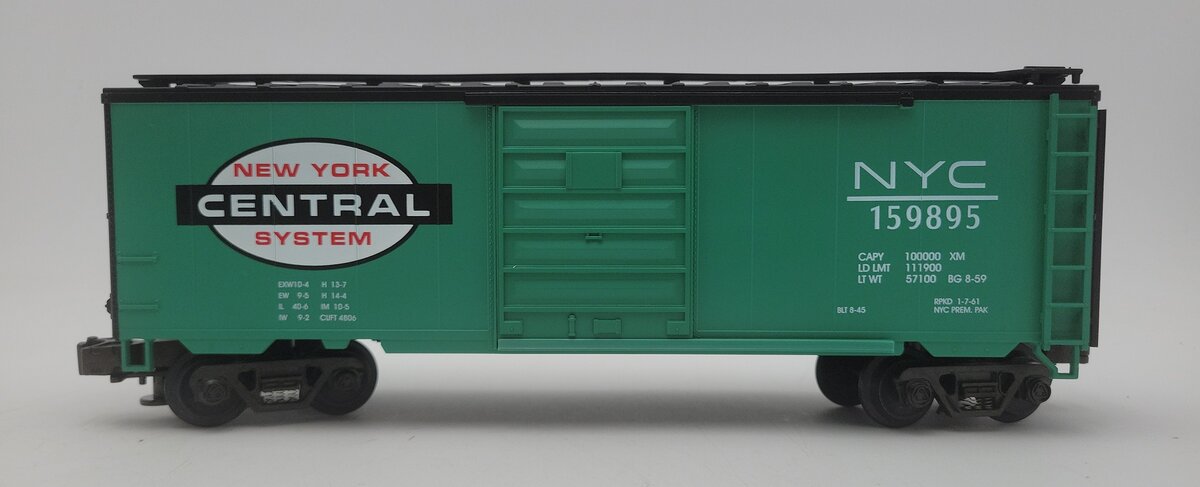 MTH 20-9300 O Gauge New York Central Box Car #159895 LN/Box