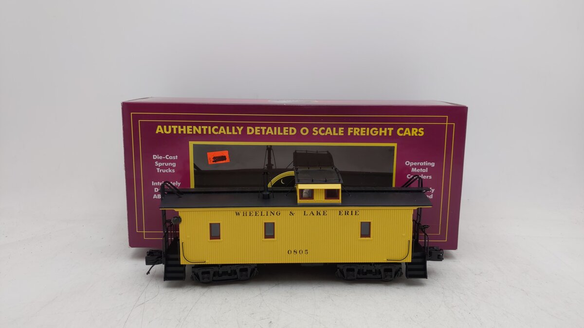 MTH 20-91630 Wheeling & Lake Erie CA-1 Woodsided Caboose #0805 LN/Box