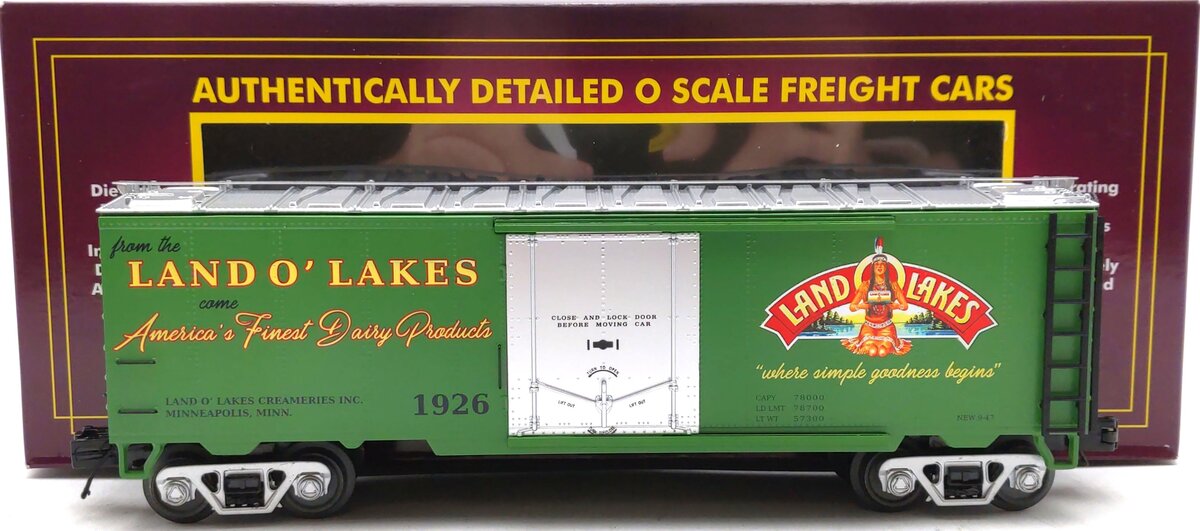 MTH 20-94463 O Land O'Lakes Reefer Car #1926 LN/Box