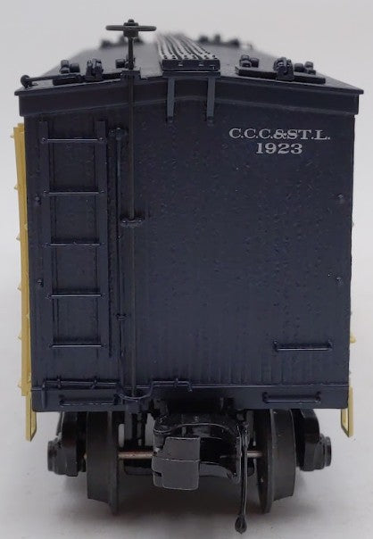 MTH 20-94389 O Gauge Leisy’s Schooner Bock Beer 36’ Woodsided Reefer Car #1923 EX/Box