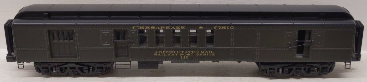 MTH 20-4283 Chesapeake & Ohio 70' Madison RPO Passenger Car EX/Box
